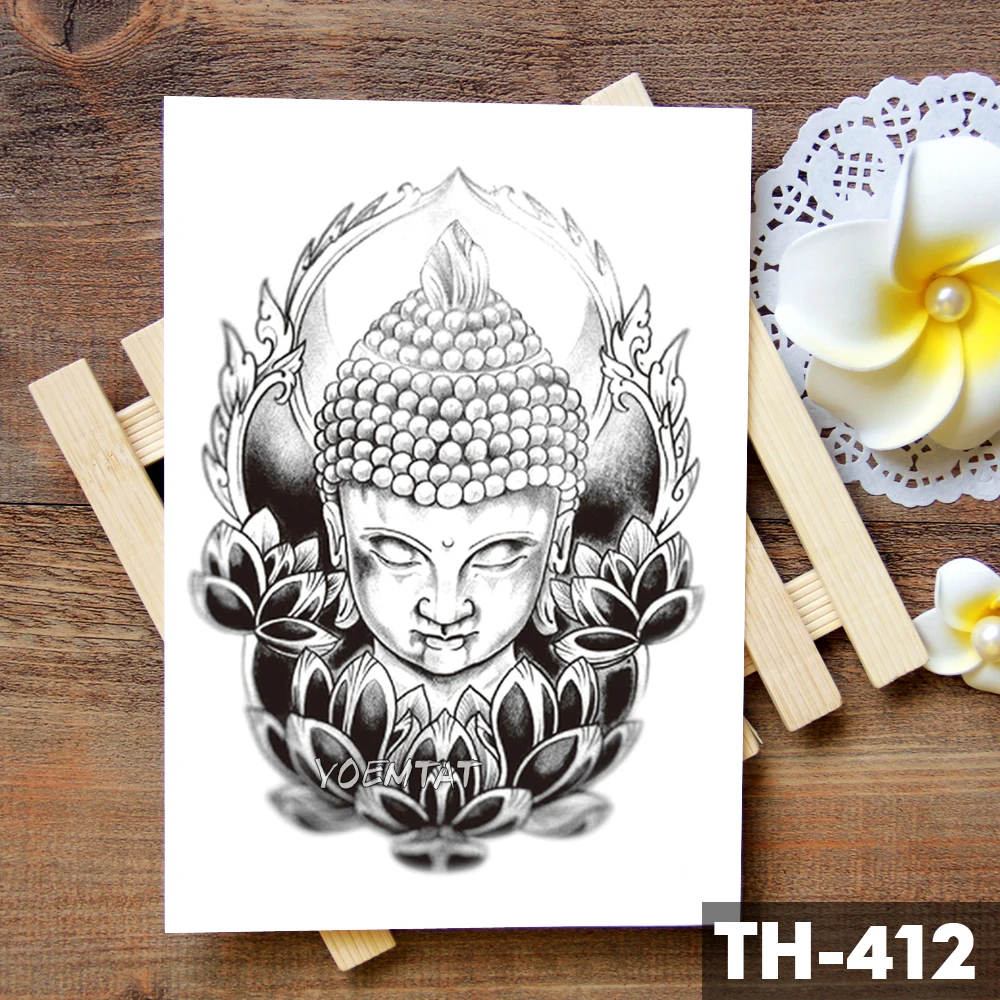 Водостойкая Временная тату наклейка с изображением боди арта|Временные тату| |