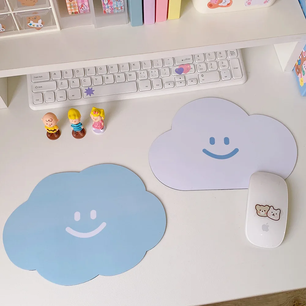 

kawaii Cloud Antislip kawaii Cute Mouse Pad Anime Desk Big Mat Pads Cup Mat Cartoon Waterproof Office Home Decor for Girls Boys