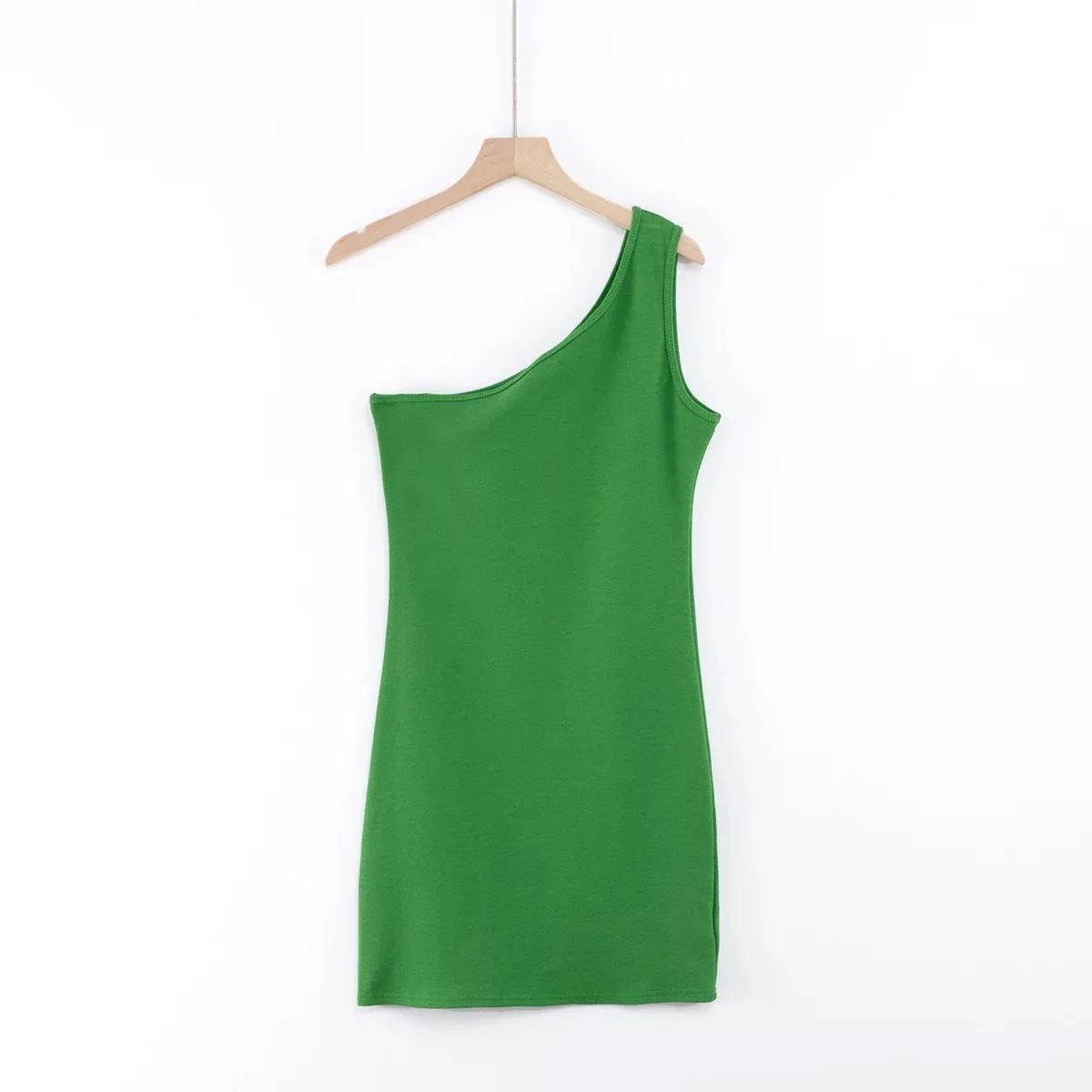 Уличная одежда трикотажное мини облегающее платье без рукавов женское летнее на