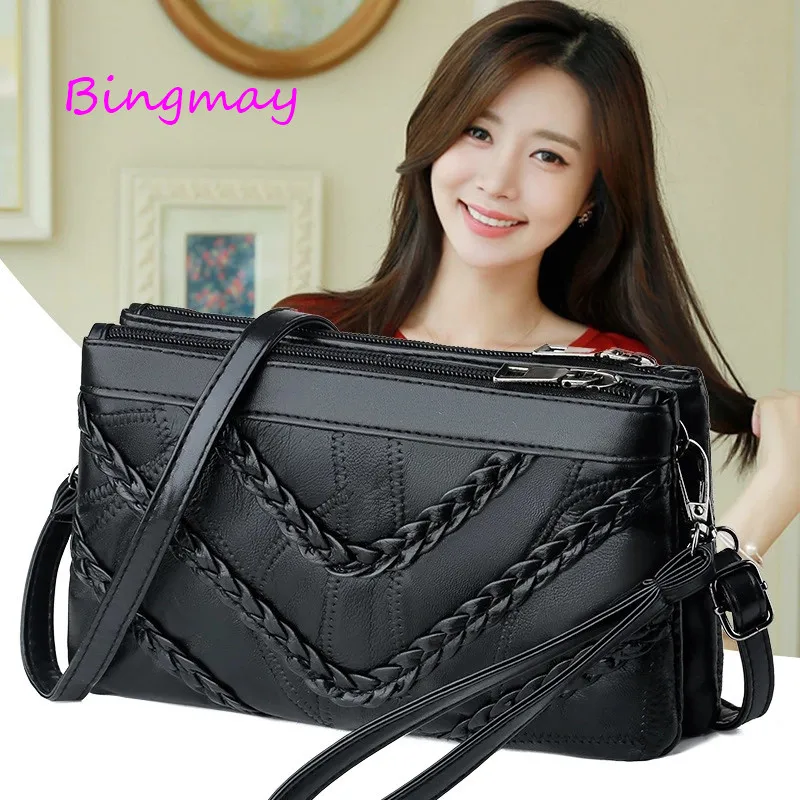 Женские брендовые сумки из натуральной роскошной кожи мессенджеры дневной клатч