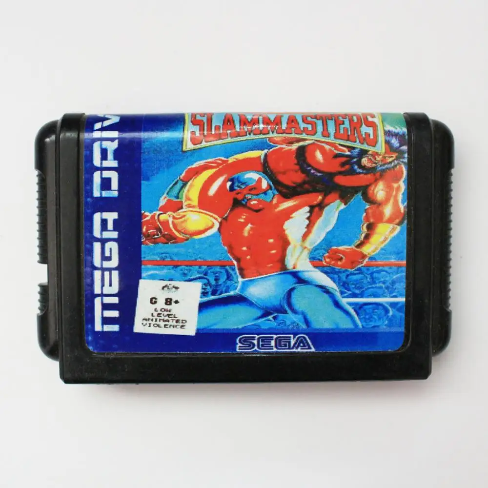 16 битная игровая карта Slam Masters NTSC USA bit MD для Sega Mega Drive Genesis|16 bit|md game16 md |