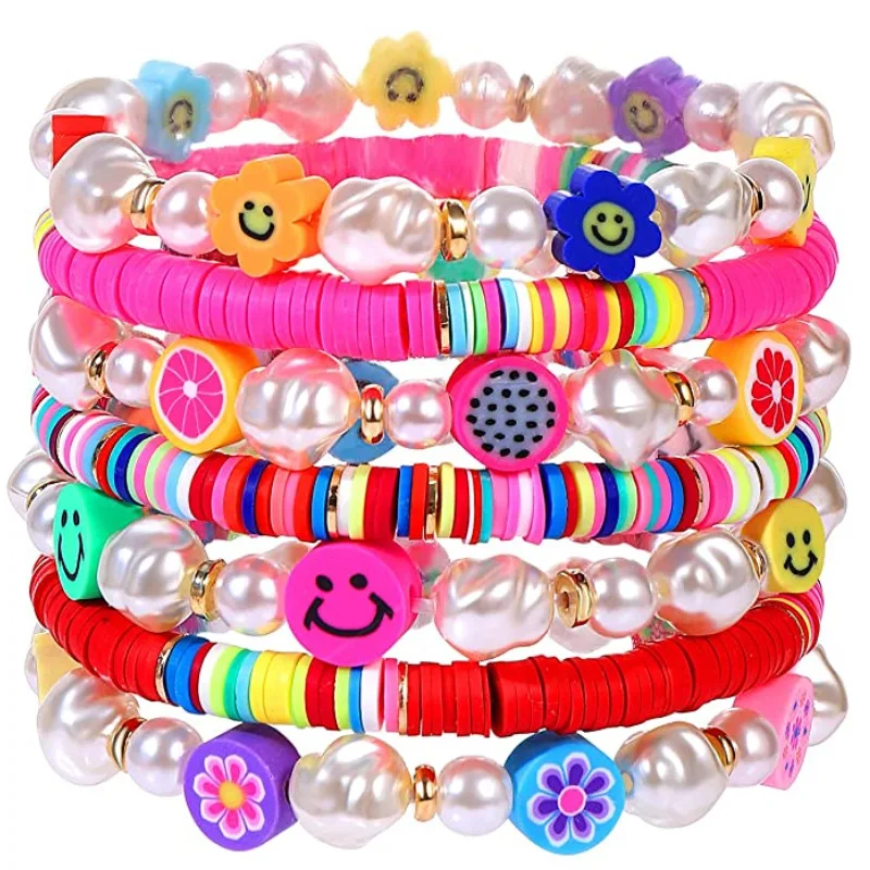 30Pcs/Lot 10mm Fruit Animal Beads Polymer Clay 45 Style Spacer For Jewelry Making DIY Bracelet Necklace | Украшения и аксессуары