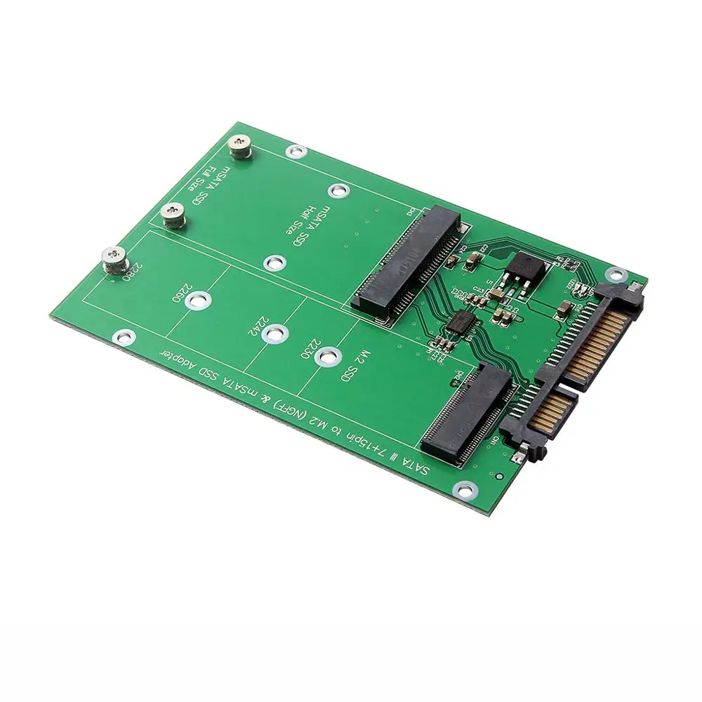 20 шт./лот mSATA SSD и M.2 B / + M ключ NGFF для SATA 2 5 &quotIII плата адаптер конвертер карта|Платы