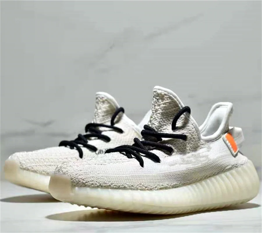 

New flying couple bean shoes 350 series Of Freee Breathable Non-slip Hand-tailored Popcorn Bottom designer shoes Size 36-45