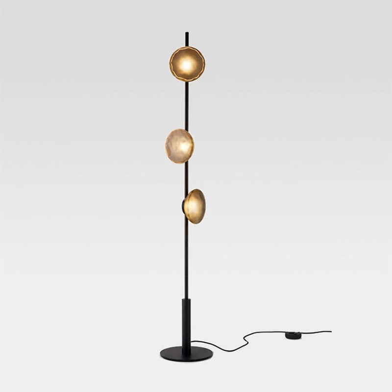 

zq Nordic Modern Light Luxury Living Room Bedroom Glass Art Study Creative Personality Floor Lamp