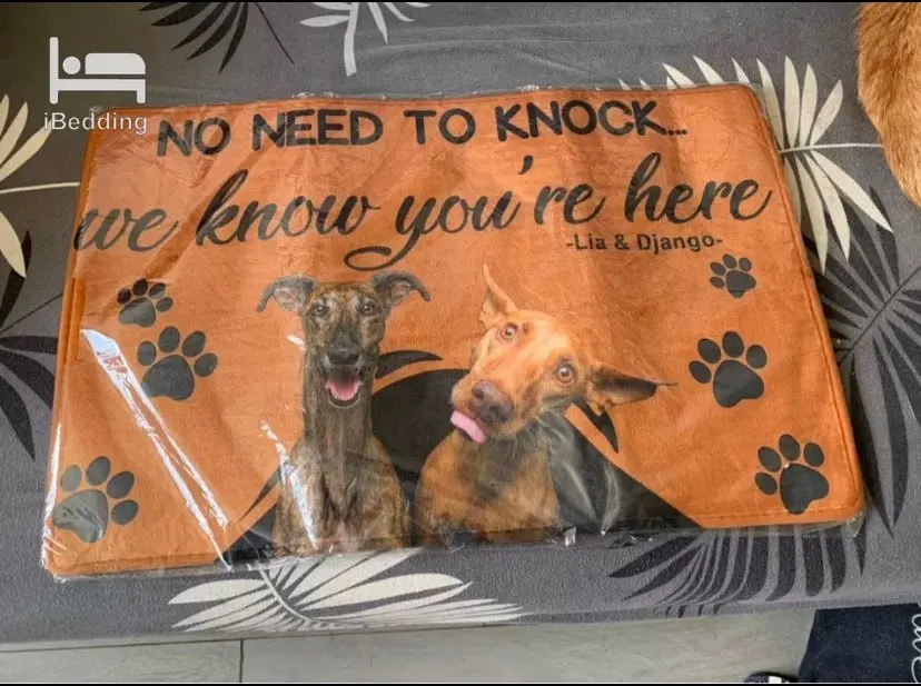 Смешные изготовленная на заказ коврик персонализированные GiftsText название цвета