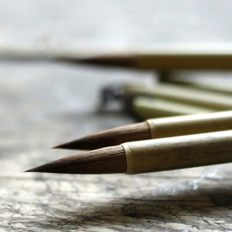 Кисть для каллиграфии с конским волосом ручка рисования в китайском стиле 2