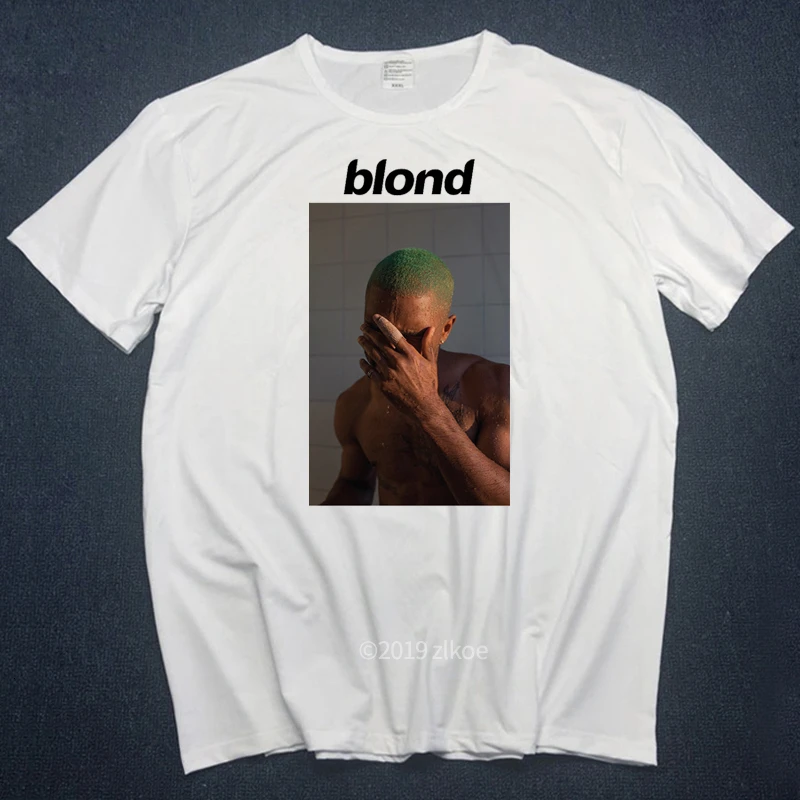 Футболка Frank Ocean Blonde, футболка для мужчин, принт 2pac, Тупак, короткий рукав, забавный Топ, футболка, летние топы для мужчин, уличная одежда