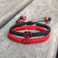 lucky red string bracelet mens women handmade adjustable weave braslet couple braclet yoga meditation jewelry