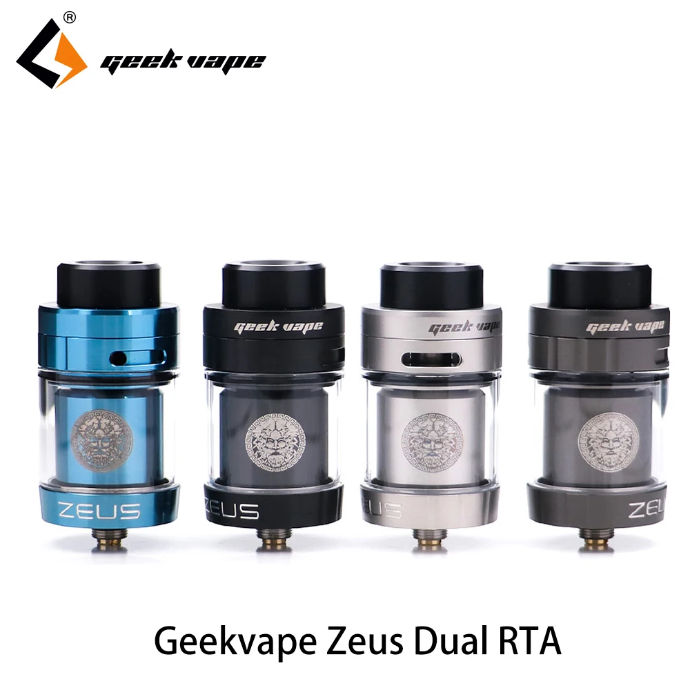 Zeus dual RTA Geekvape Dual coil 5 мл zeus распылитель с защитой от протечек система воздушного