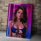 Картина Красотка красочная Картина на холсте, современный домашний декор комнаты