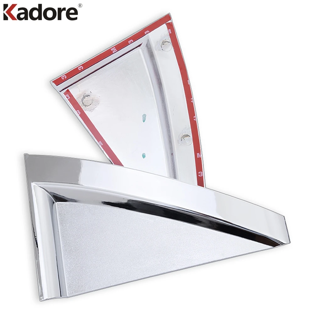 Rear Window Pillar Trim Cover For KIA Sportage 2007 2008 2009 2010 Chrome Trunk Triangle Trims Molding Car Styling | Автомобили и