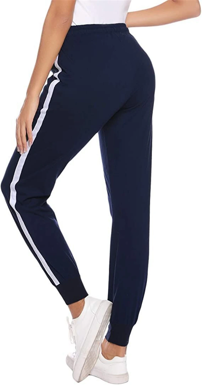 

Autumn and spring women's striped jogging harem pants sweatpants trousers mid-length casual pants women's base