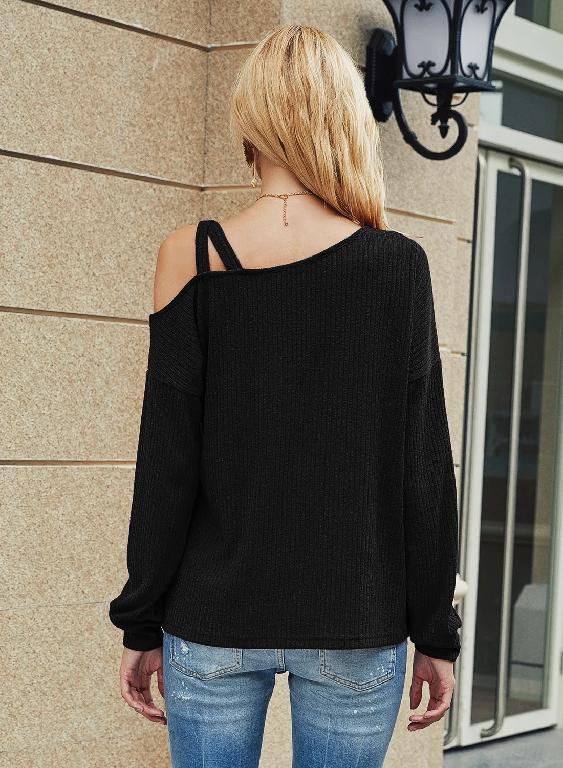 

2020 Hollow Out Sexy Solid Women T-shirt Autumn Long Sleeve Tee Shirt Femme Womens Clothing Y0348A