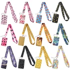 Flyingbee X2292 шнурок с изображением балерины сакуры, пчелы, держатель для кредитных карт, бейдж для студентов, путешествий, банк, автобус, визитная карточка, бейдж