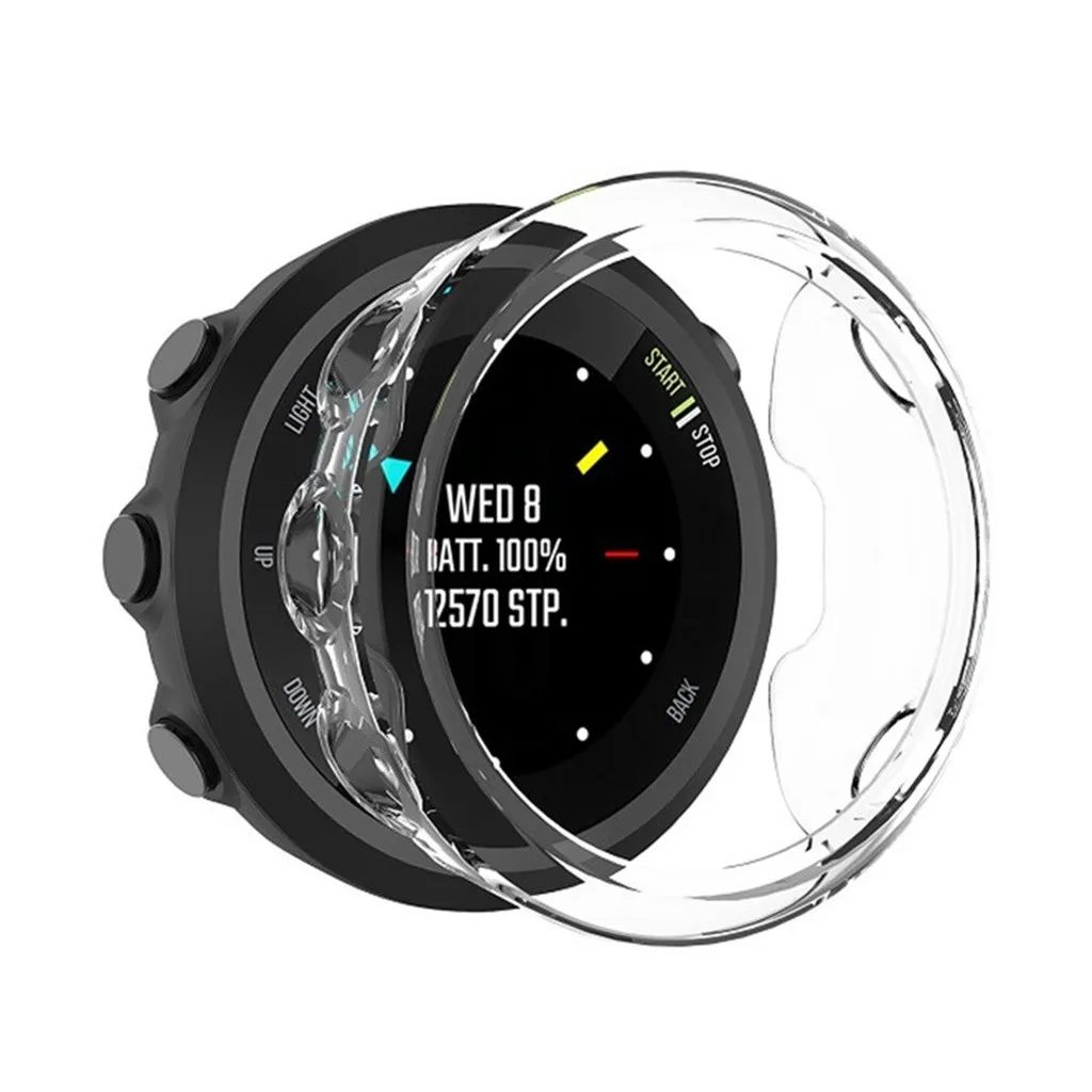 ТПУ Мягкий защитный чехол ультра-тонкий прозрачный для Garmin Forerunner 45 Смарт
