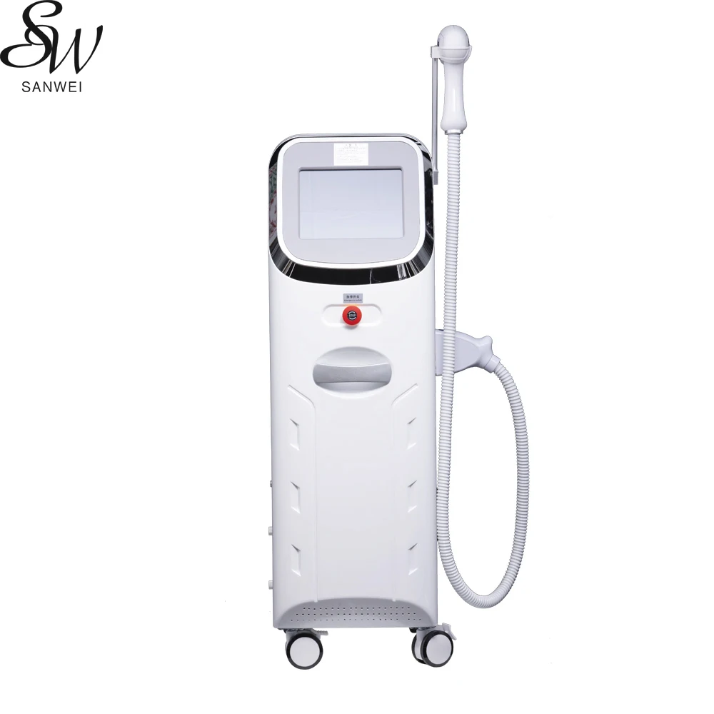 

Профессиональный лазерный аппарат для удаления волос 808 нм, 50 миллионов выстрелов, быстрый и безболезненный охлаждающий диод