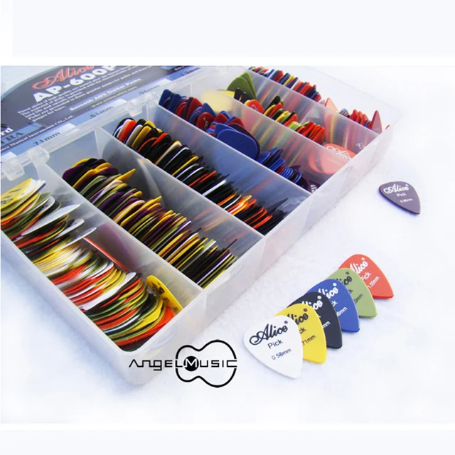 Медиаторы для акустической и электрической гитары несколько цветов толщина 6