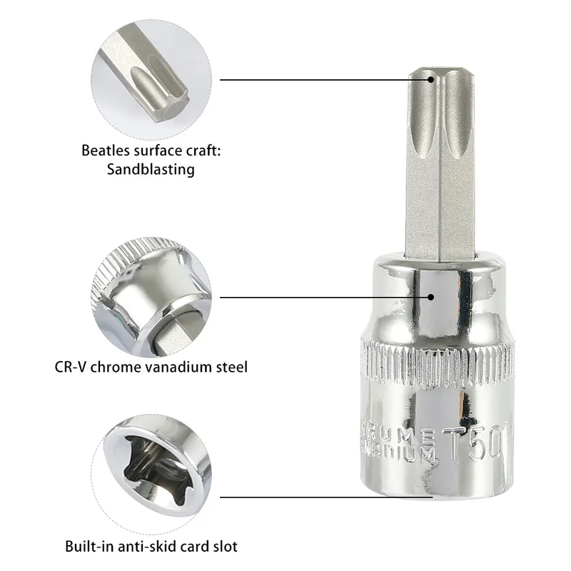 Набор торцевых гаечных ключей с шестигранной головкой 13 шт. | Инструменты