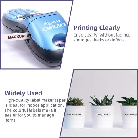 30 цветов, совместимая лента для этикеток Dymo LetraTag 91221 91201 для картриджа DYMO LetraTag для принтера этикеток LT-100H LT-100H PLUS