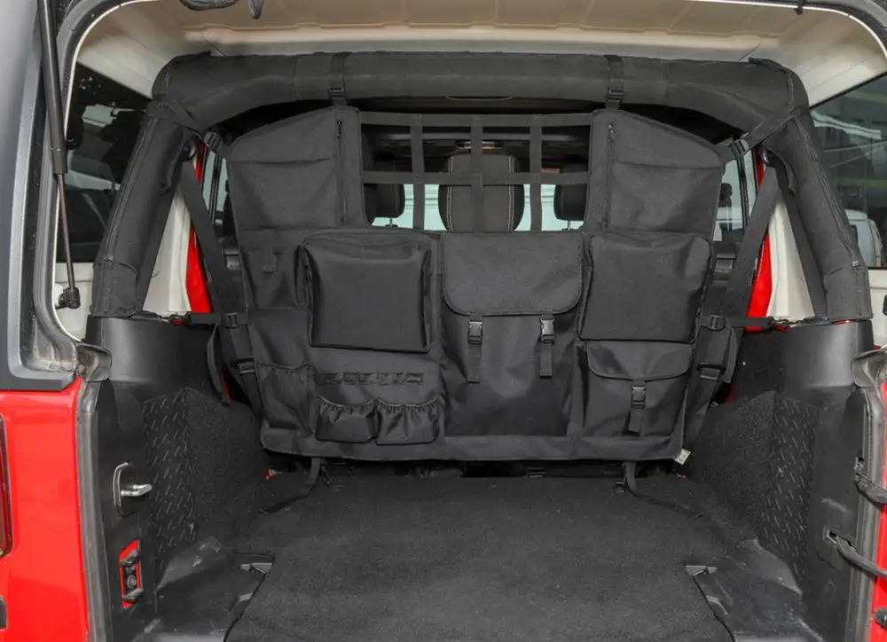 Задний багажник Грузовой сумка для хранения Организатор Сетка Jeep Wrangler JK JL 2007-2019