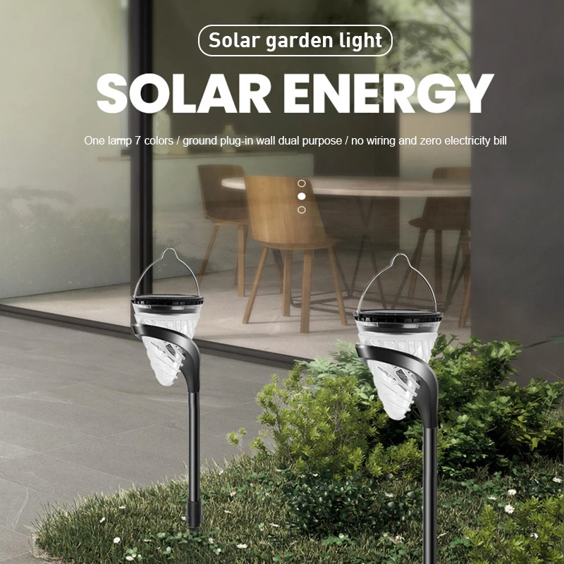 

Solar Lawn LED Light Decoration Garden RGB Inserted Lawn Lamp Outdoor Solar Garden Lights Pathway Landscape Light Waterproof