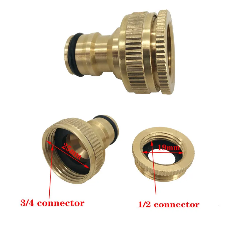 16 мм латунный садовый соединитель для смесителя с резьбой быстрый садового