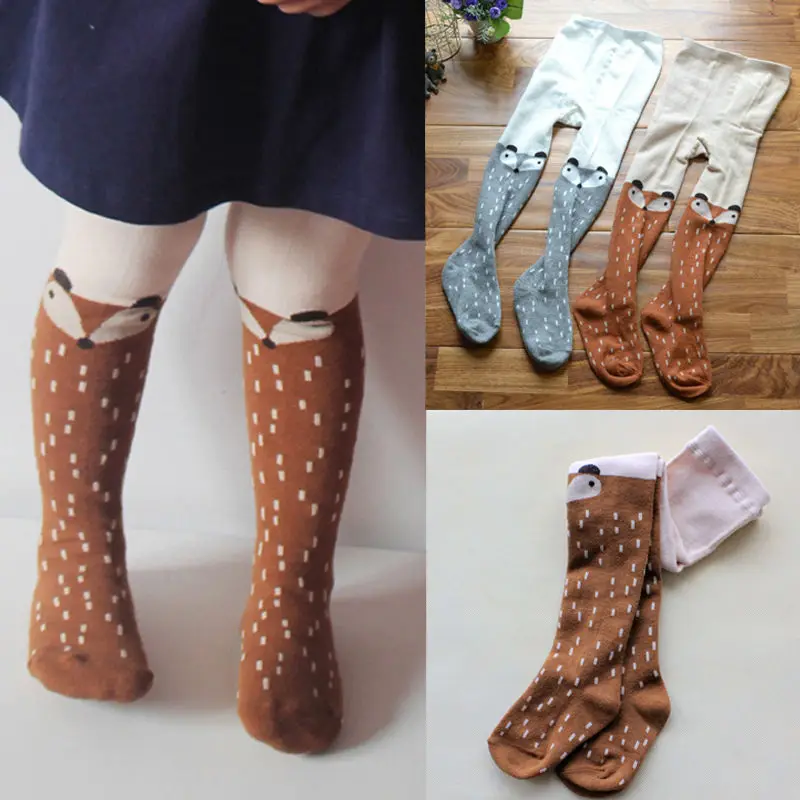 Baby Kids Girls Fox Tights Stockings Pants Hosiery Pantyhose | Детская одежда и обувь
