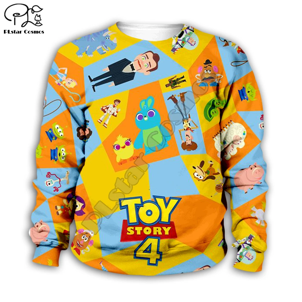 Детские толстовки с капюшоном с объемным рисунком из мультфильма Forky toys story 4 pinrt, толстовка для мальчиков с изображением Даки и зайчика штаны с рисунком из мультфильма «Базз Лайтер», «Шериф Вуди»