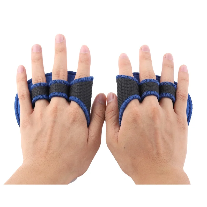 

Противоскользящие перчатки унисекс для тренировок в тренажерном зале, для рук Защита для ладоней, для тяжелой атлетики, фитнеса, спортивных...