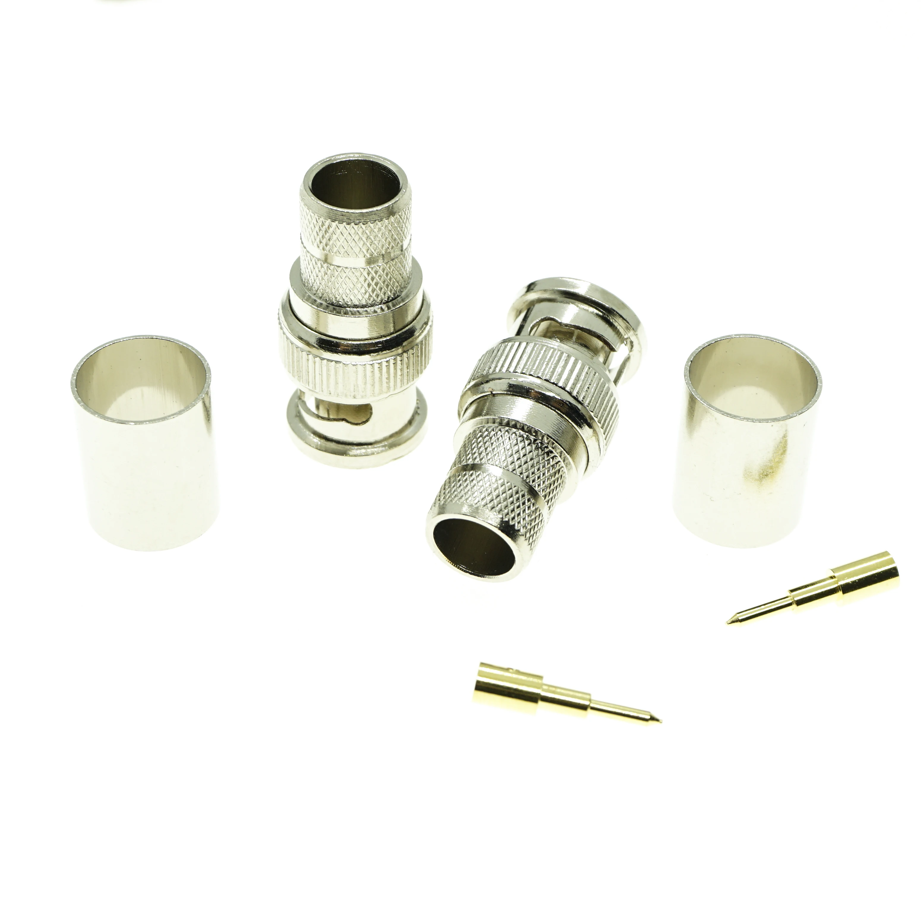 

Connector BNC Male Crimp Type RF Connectors For LMR400 RG8 RG213 RG214 7D-FB Cable Coax Wire