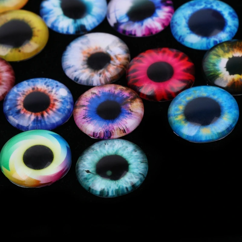 

20Pcs Glass Dolls Eye DIY Handcraft Animal Eyes Jewelry Accessories 10/16/20mm