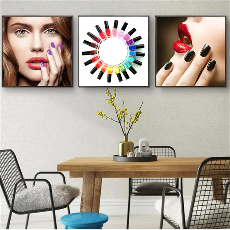 Gohipang современный фигурка леди Скандинавская Картина на холсте Home Decor Wall Art плакат