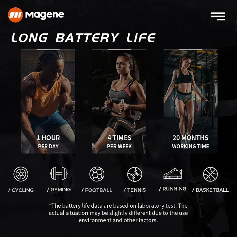 Пульсометр Magene H003 Bluetooth 4 0 ANT совместим с GARMIN Bryton IGPSPORT монитор для бега велоспорта |