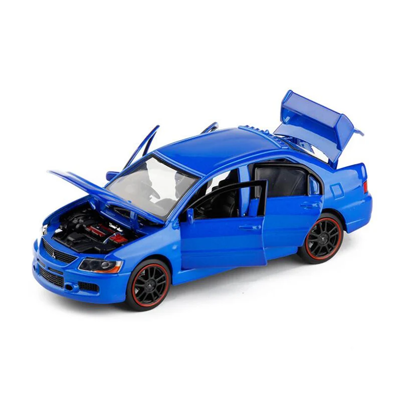 Металлическая Модель автомобиля Mitsubishi EVO9 классический автомобильный звуковой