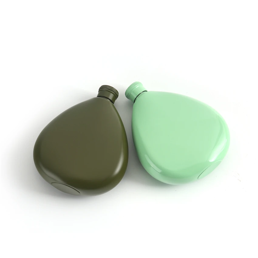 Высококачественный флакон для виски 6 унций фляга ярких цветов из нержавеющей