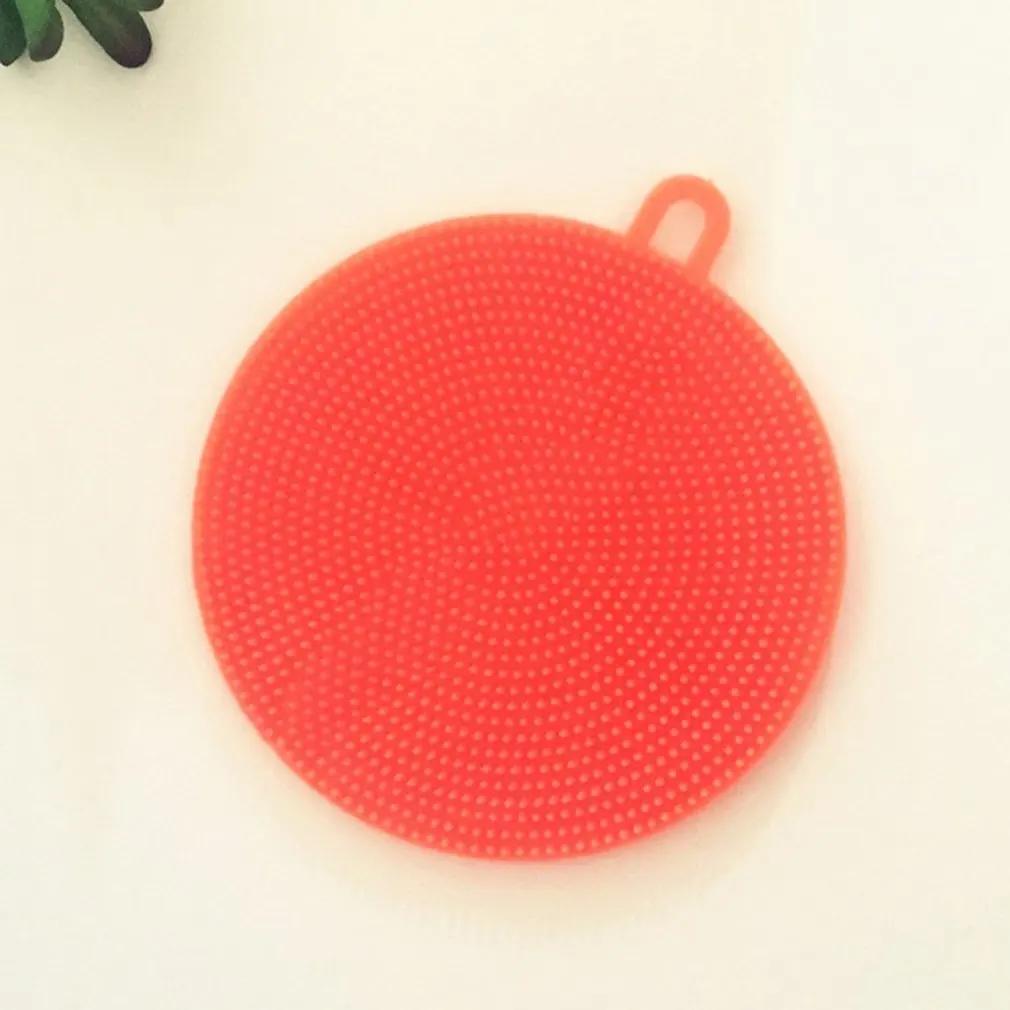 

Silicone Dish Bowl Cleaning Brush Silicone Scouring Pad Silicone Dish Sponge Kitchen Pot Cleaner Washing Tool