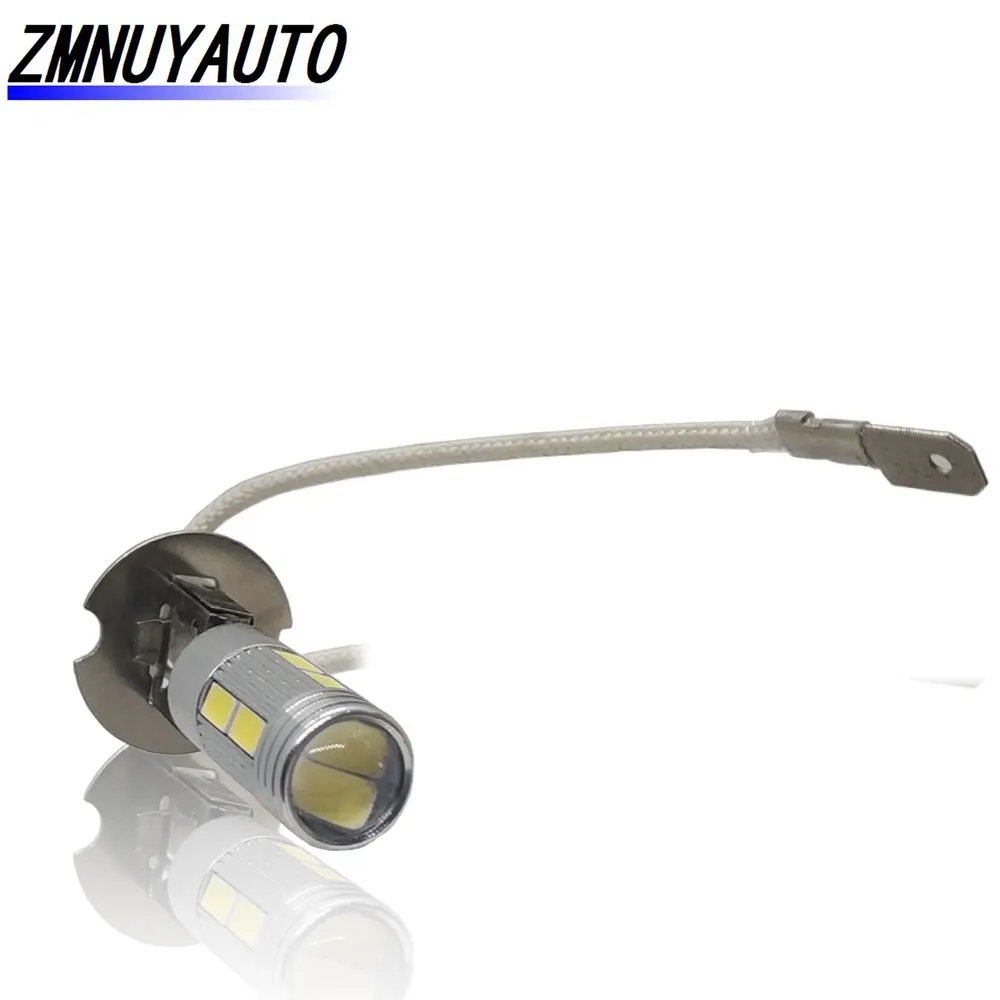 1 шт. H3 светодиодные лампы Автомобильные противотуманные высокой мощности 5630/5730 10