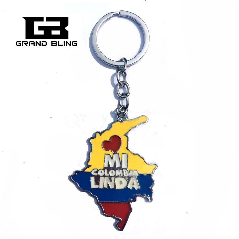 Государственный тематический подарок Колумбия сувенирный брелок оптовая