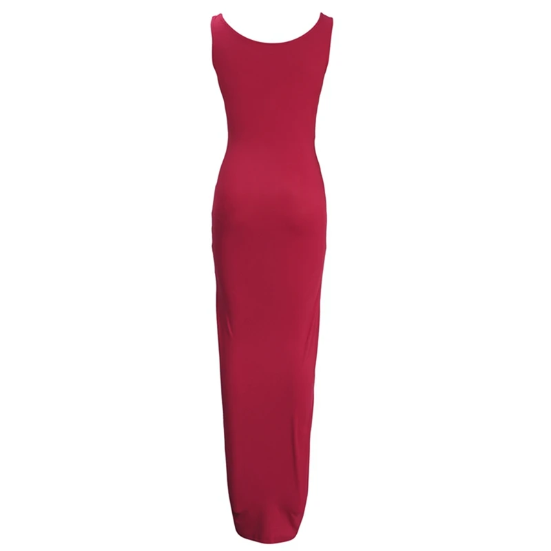 

Summer High Stretch Tank Robe Thin Long Dress
