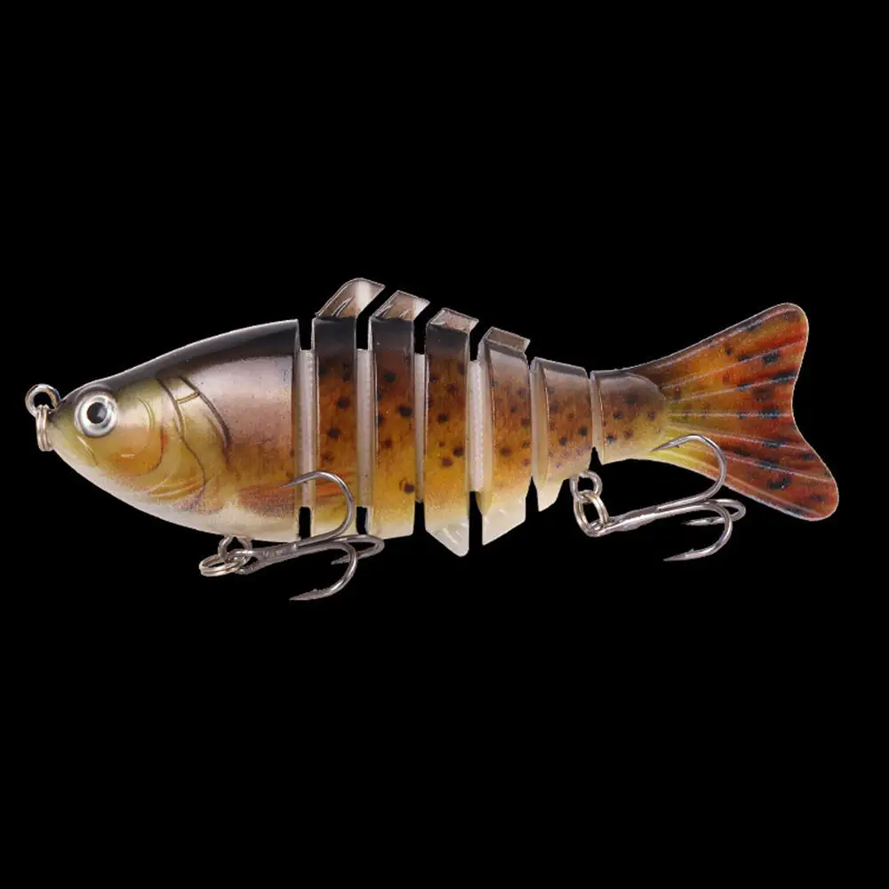 

Multi Jointed Fishing Lure Sinking Wobblers Swimbait Crankbait Hard Bait 5pcs