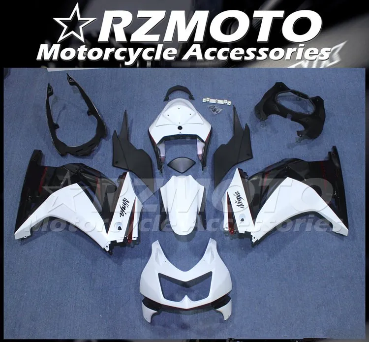

New ABS Fairings kits Fit for KAWASAKI Ninja 250 2008 2009 2010 2011 2012 2013 2014 ZX 250R EX250 08-14 Cool black white