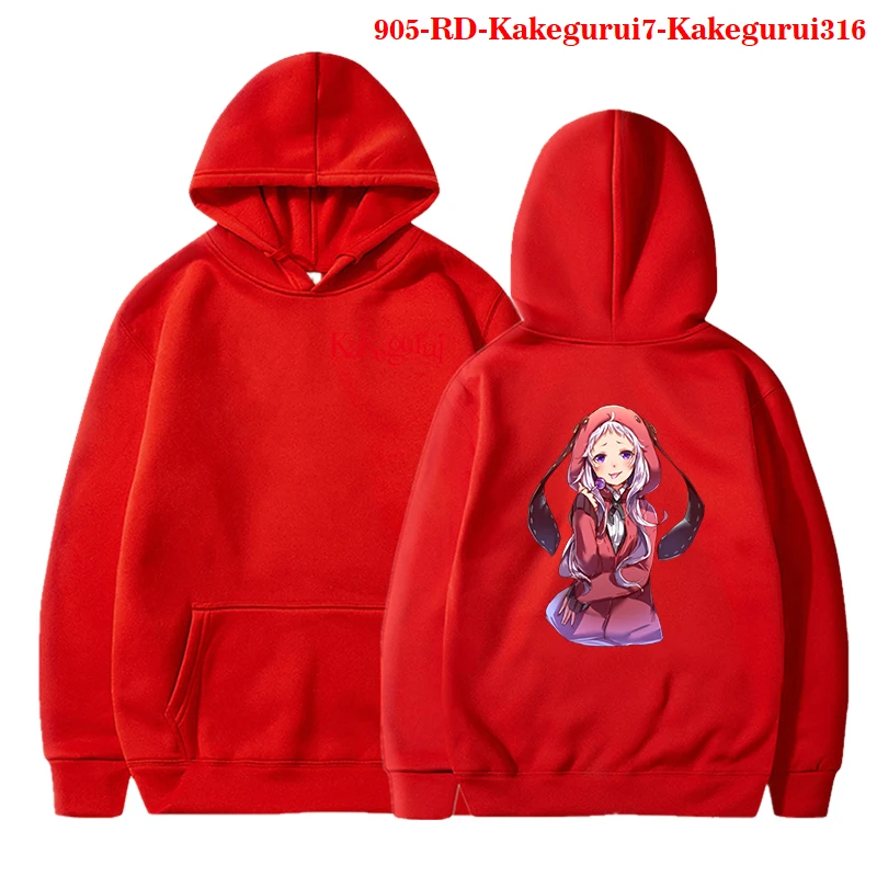 

Cartoon kakegurui Japanese Anime Sweatshirt Women Harajuku Clothes Hooded Pullovers Mens Hoodie Streetwear Sweatshirts Hoodies