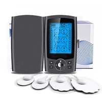 wireless tens unit and muscle stimulator for legs low back pain massager with heat ear clips power neck feet pulse machine