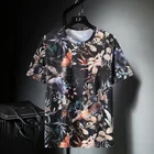 Футболка мужская Трикотажная с коротким рукавом и круглым вырезом, размеры 3XL, 4XL, 5XL, 6XL, 7XL, 8XL, 9XL, 10XL