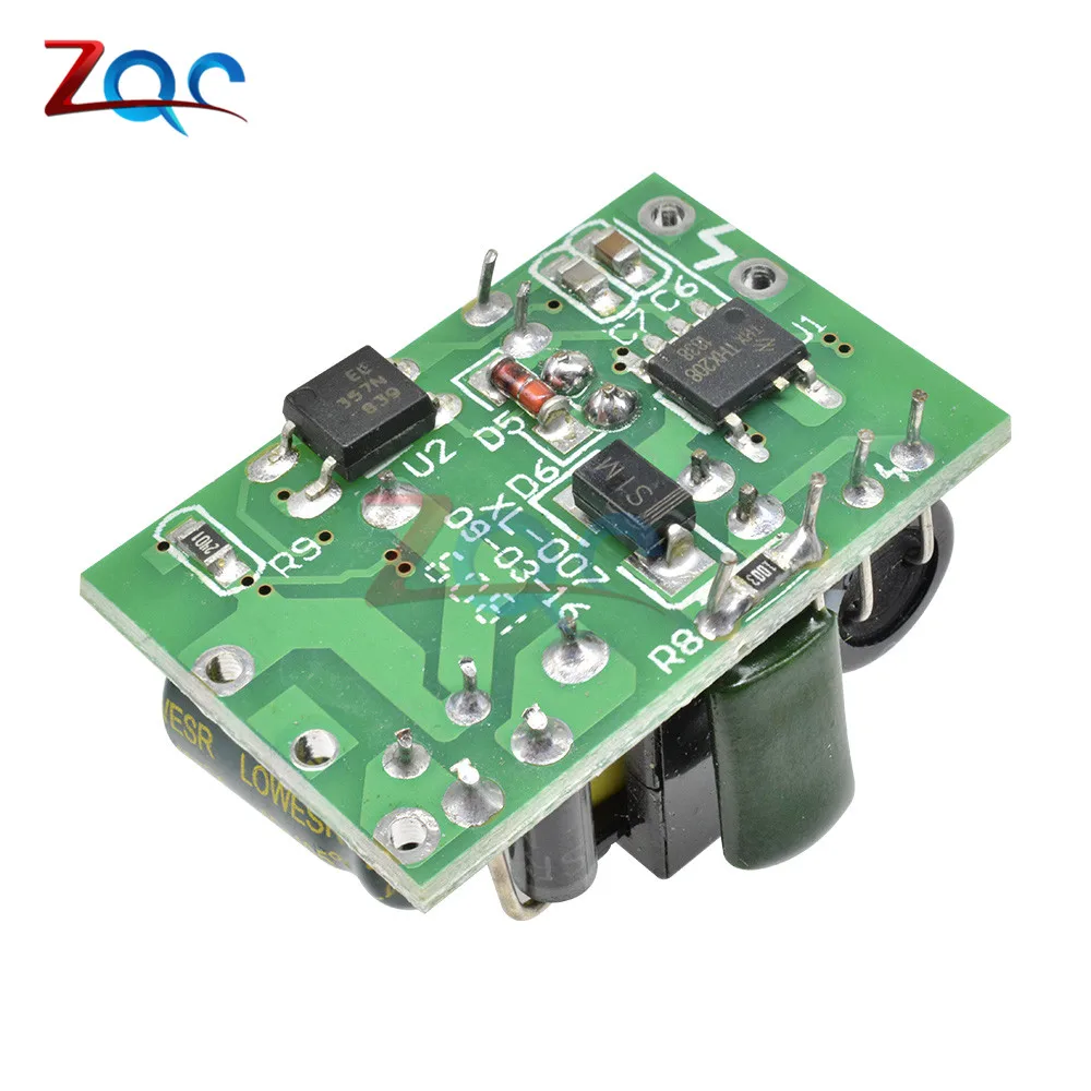 Переменный ток 220 В до 5 В DC понижающий трансформатор модуль питания для Arduino AC-DC 5В 700мА 3,5 Вт преобразователь регулятора напряжения