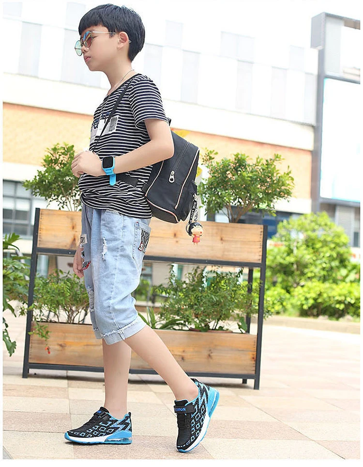 Brand Kids Sneakers Breathable Girls Running Shoes New Style Children's Shoes Air Cushion Basket Enfant Boys Sport Shoes