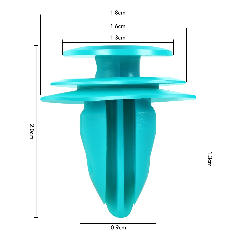 9 мм отверстие автомобиль внутренняя отделка двери Панель карты клипсы заклепка