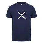 Летние футболки XRP (Ripple), криптовалюты, повседневные футболки, хлопковые крутые Топы с коротким рукавом, Мужская футболка