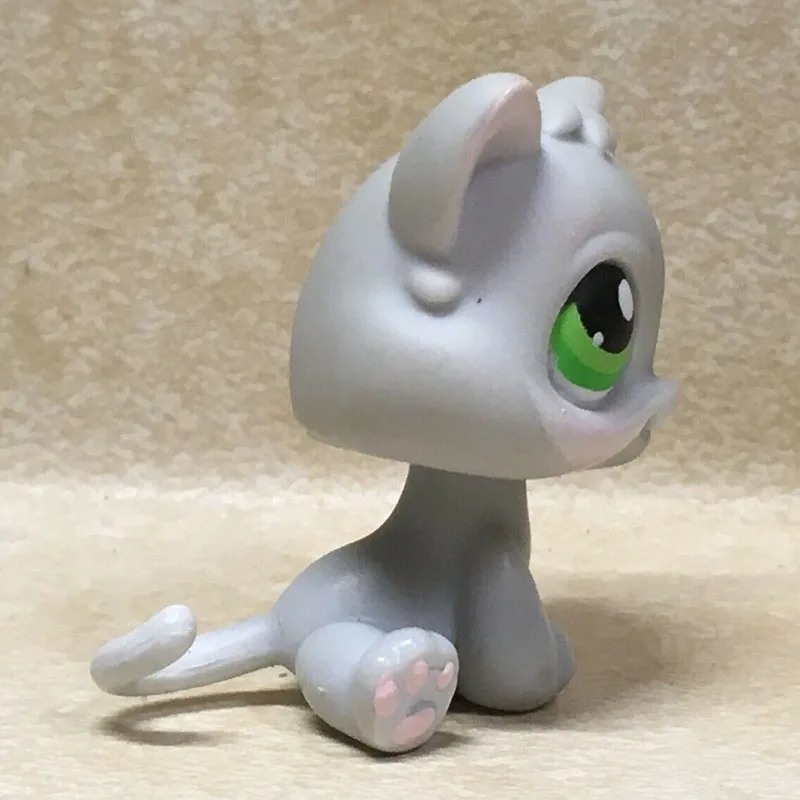 LPS Кот старый оригинальный маленький зоомагазин игрушки с головой поплавка кошка